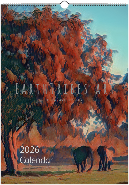 2026 Calendar - Soul of The Elephants